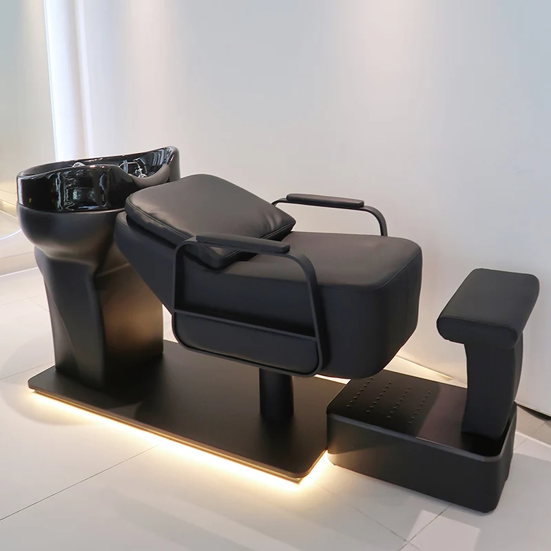 Luxury Beauty Salon Chair Stylist Hair Wash Professional Sink Shampoo Bed Japanese Fotel Fryzjerski Salon Equipment LJ50SC eva professional hair care шампунь для волос и тела солнцезащитный e line sun wash