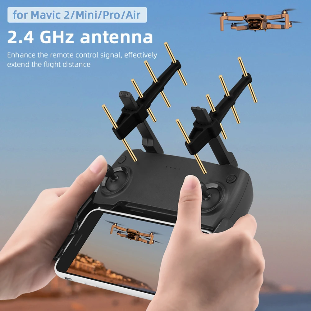 2.4GHz Yagi Antenna Booster Signal Extender Amplifier for DJI Mavic 2 Mini Pro
