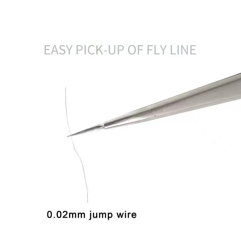 2UUL TW01 3D Hand sanding tweezers Stainless steel high precision tip Super hard extra tip flying wire tweezers