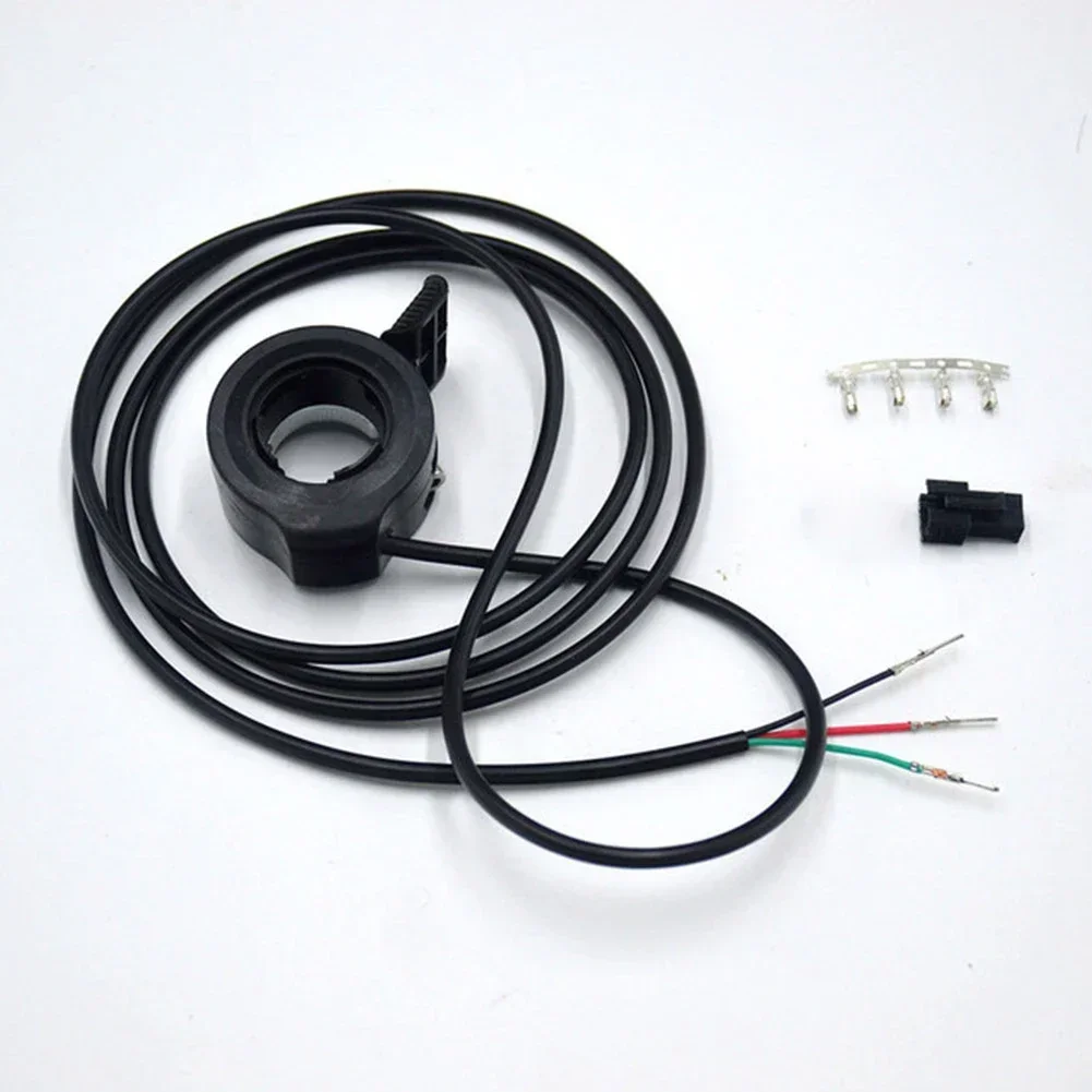 Electric Bike & Scooter Thumb Trigger Throttle - Black, 160cm Cable