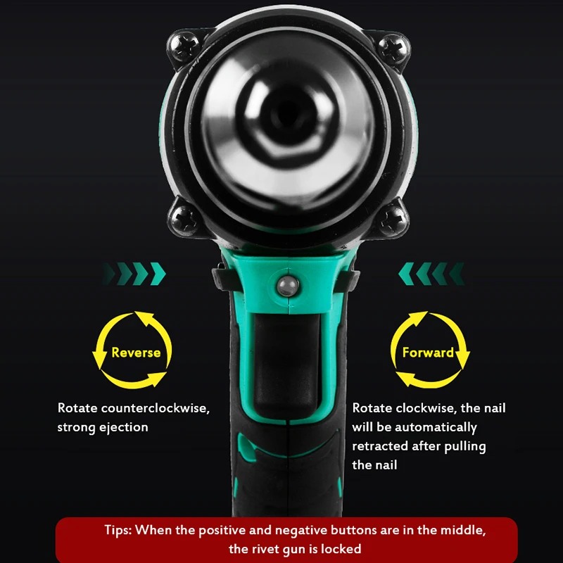 Brushless Electric Rivet Gun Cordless Rivet Nut Gun Drill Insert Automatic Riveting Tool For Makita Battery / Dayi battery 4