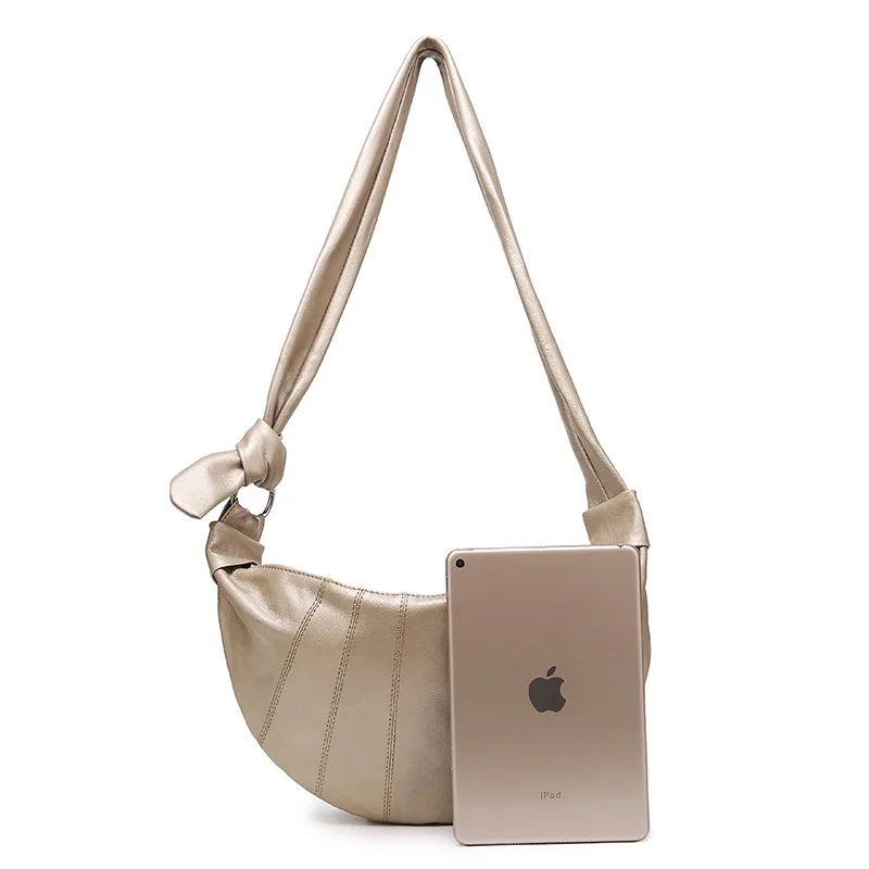 Women Crossbody Bags Luxury Designer Soft Leather Dumpling Shoulder Bag Female Casual Versatile Chest Waist Handbag New Arrival
