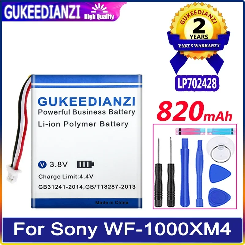 Lp702428 (Wf-1000Xm4) Batteria Ricaricabile Ad Alta Capacità Sostitutiva Da 820Mah Per Batterie Sony Wf-1000Xm4 Con Custodia Di Ricarica