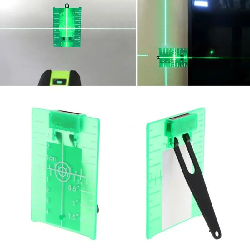 Magnetic Target Card Plate Level Tool Rotary Cross Line Horizontal Vertical with Protection Goggle Glasses Set laser level level gauge