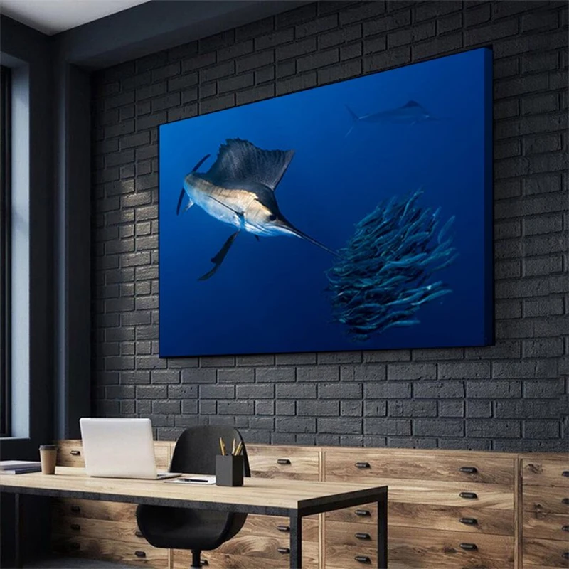 

Swordfish Predation Canvas Wall Art