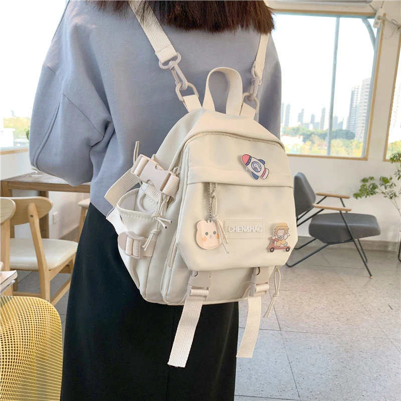 New Designer Fashion Women Leather Backpack Mini Soft Multi-function Small  School Backpack Female Ladies Shoulder Bag Girl Purse - Fashion Backpacks -  AliExpress