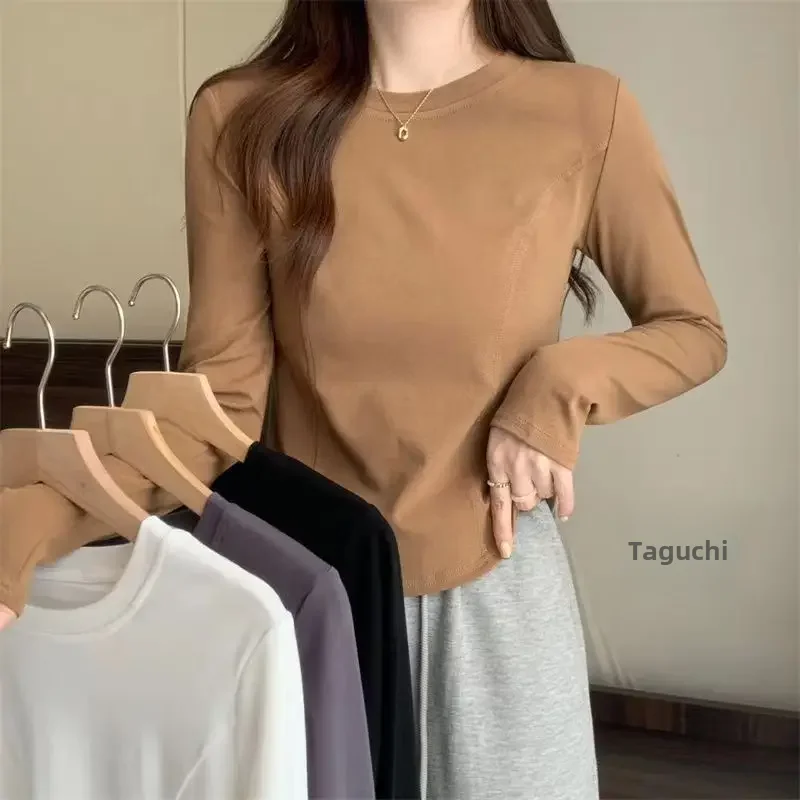 Korean-style galaxy shimmer soft tee