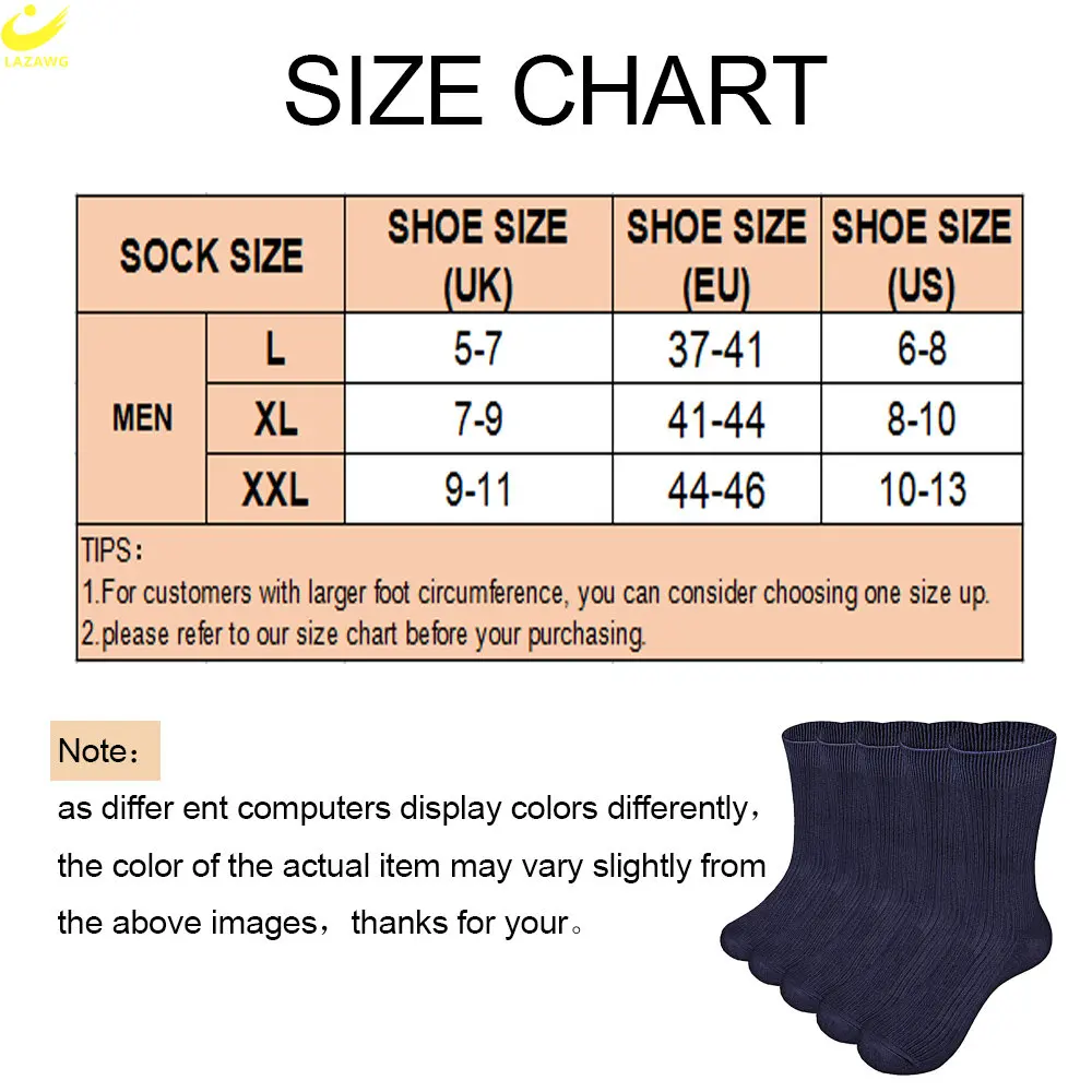 LAZAWG 5Pairs/Set Men's Cotton Socks New Style Summer for Male Socks Black Business Cotton Athletic Crew Socks Soft Breathable