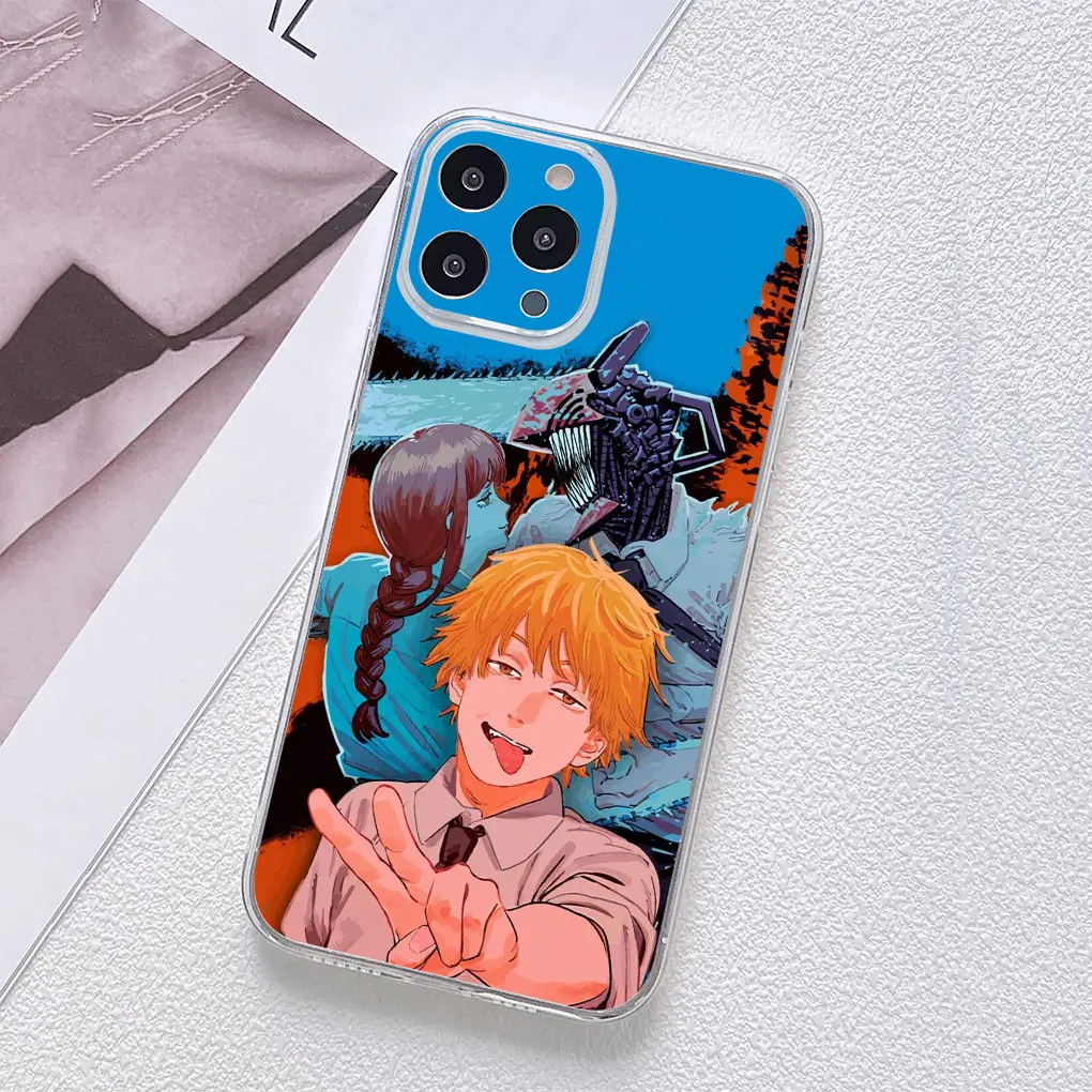 Chainsaw Man Gir Denji Makima Themed Phone Case Cover
