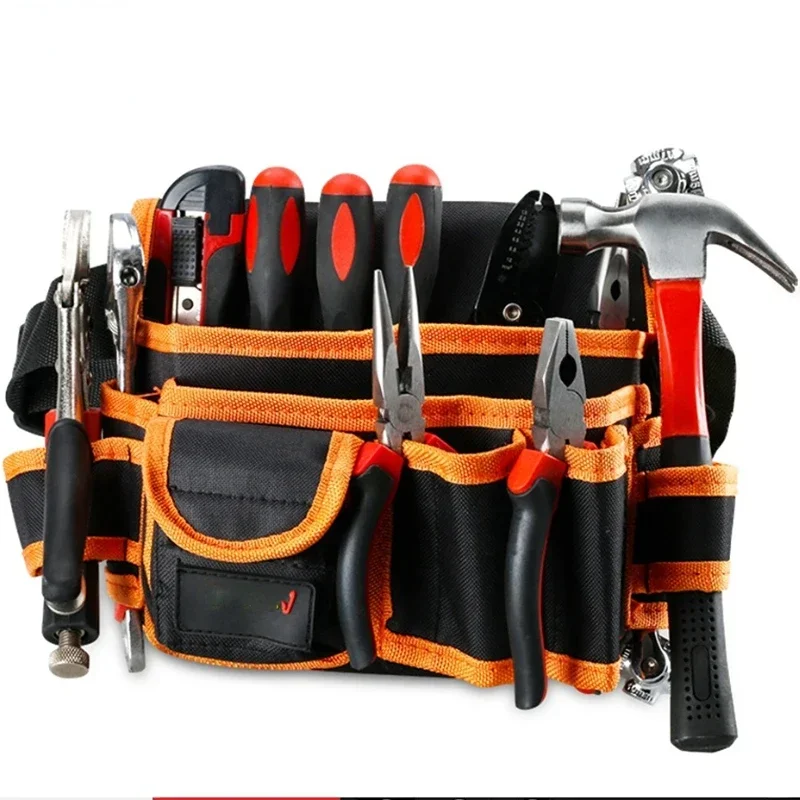 Multi-functional Waist Pouch Belt Storage Holder Organizer Garden Tool Kits Waist Packs Oxford Cloth Electrician Tools Bag