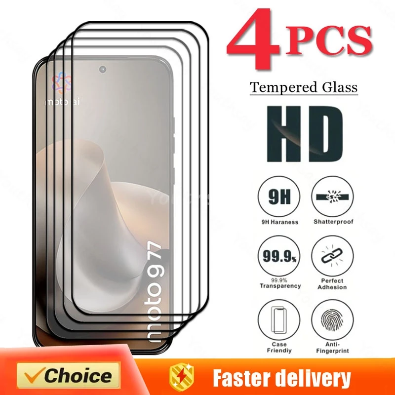 Premium Glass Screen Protector Film | 4-Pack Tempered Glass
