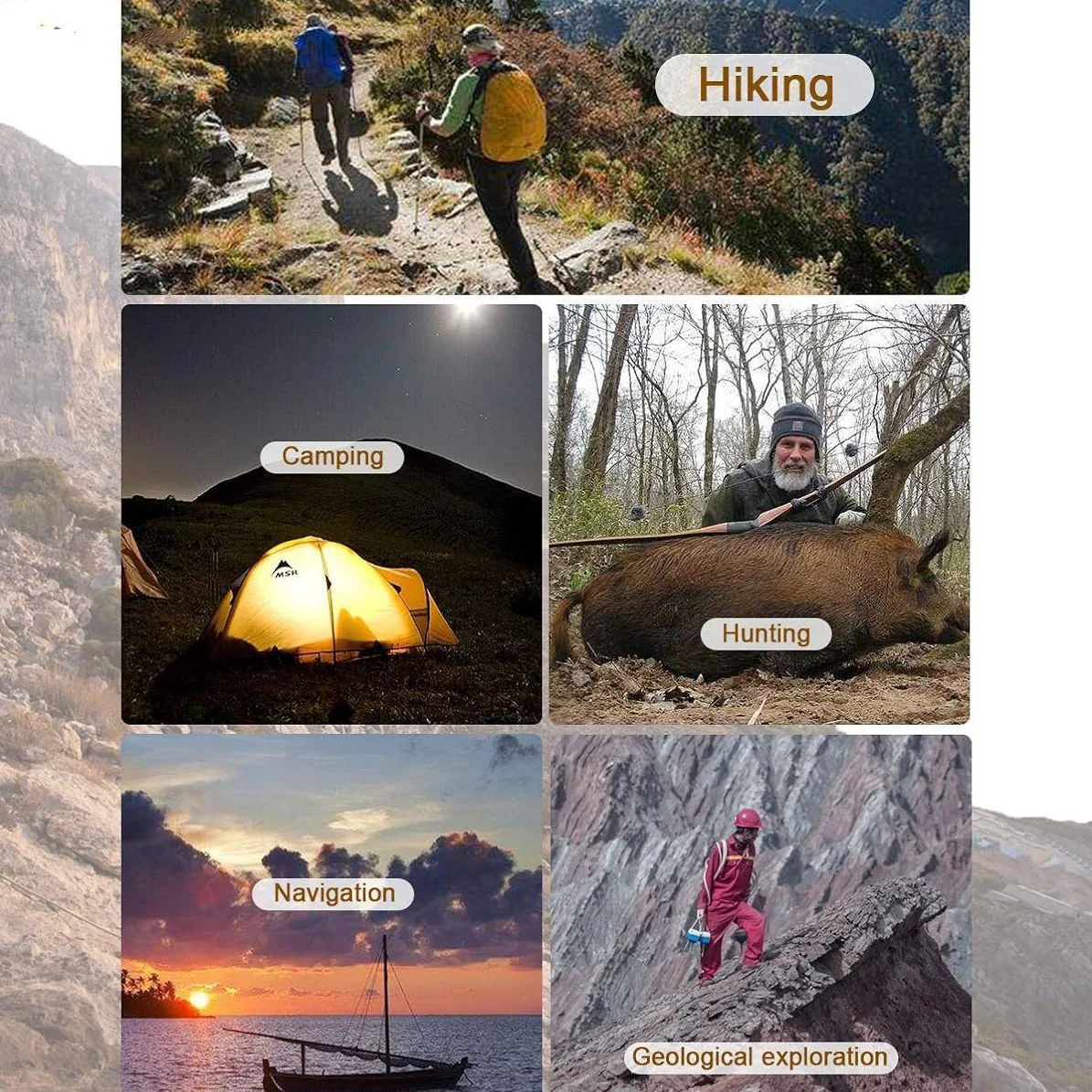 Base Plate Sighting Compass 6