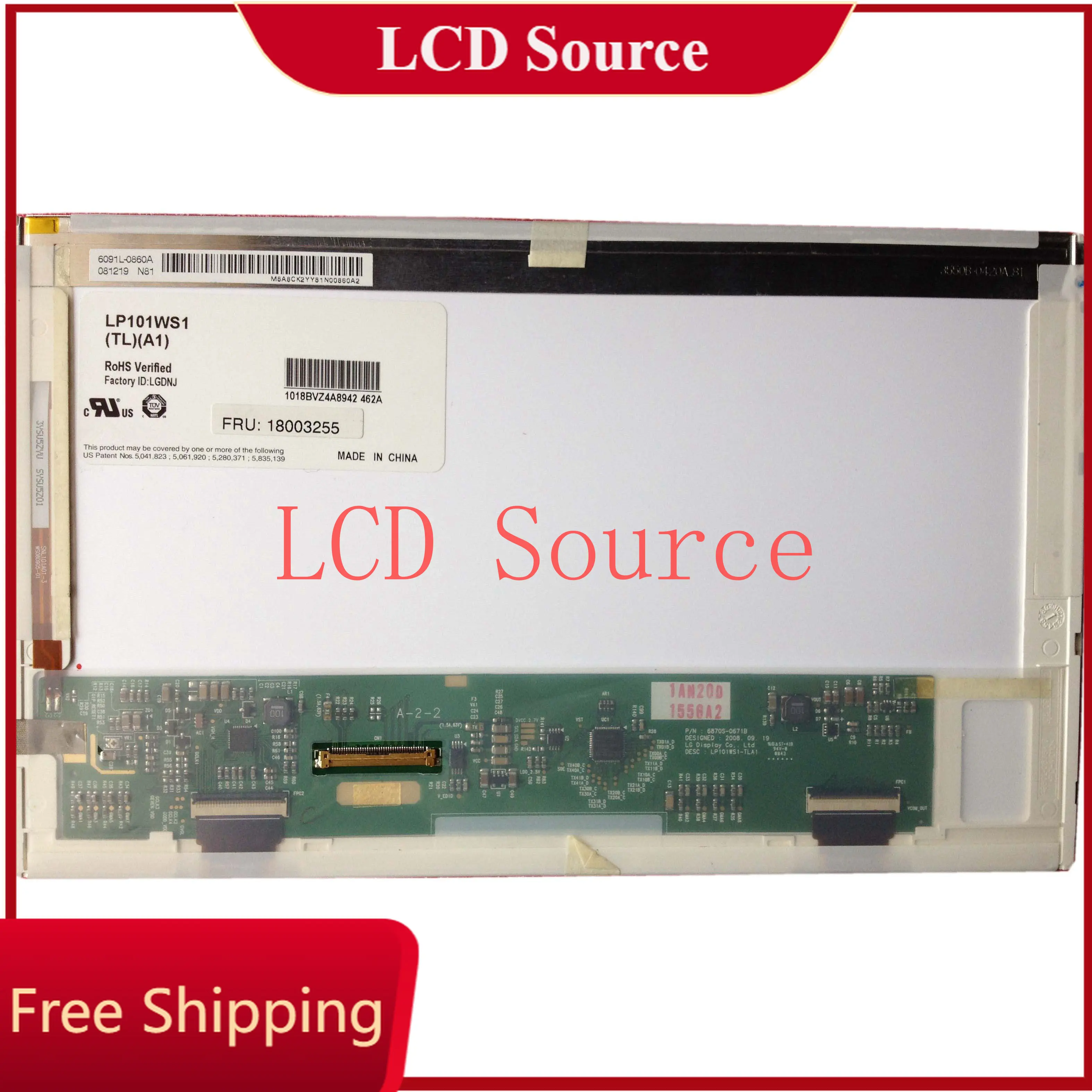 

LP101WS1 TLA1 fit N101N6-L02 10,1 "WXGA HD светодиодный Новый ЖК-экран для ноутбука