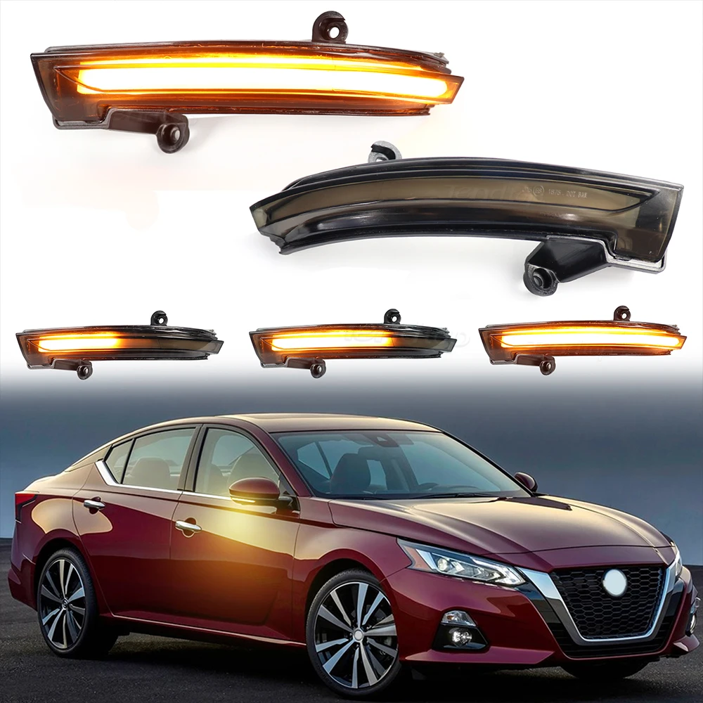 

2 шт., динамические зеркала заднего вида для Nissan Altima Teana 2019-2022