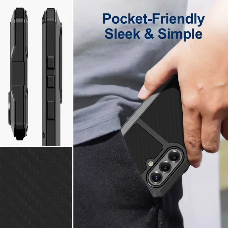 Heavy-Duty Shockproof Protective Armor Metal Aluminum Phone Case