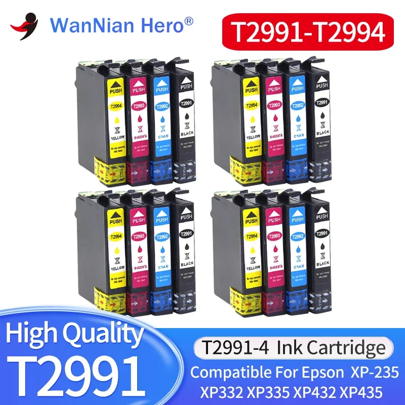 

Картриджи чернильные Epson XP 235 247 245 332 335 342 345 435 432 445 442 xp235, 1-4 в комплекте