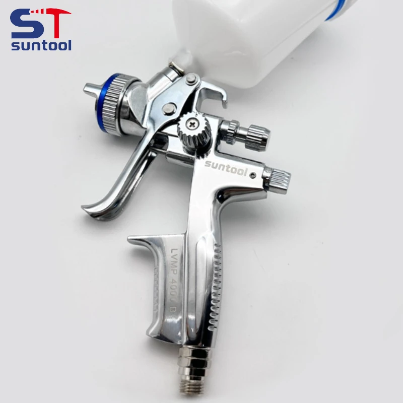 

Suntool Silver 4000B LVMP Spray Gun 1.3mm Stainless Steel Nozzle Professional Sprayer Paint Airbrush For Car Painting