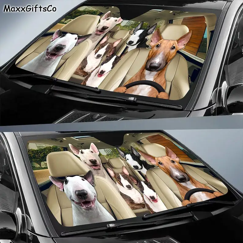 Рисунок 2 - Автомобильный солнцезащитный козырек Bull Terrier