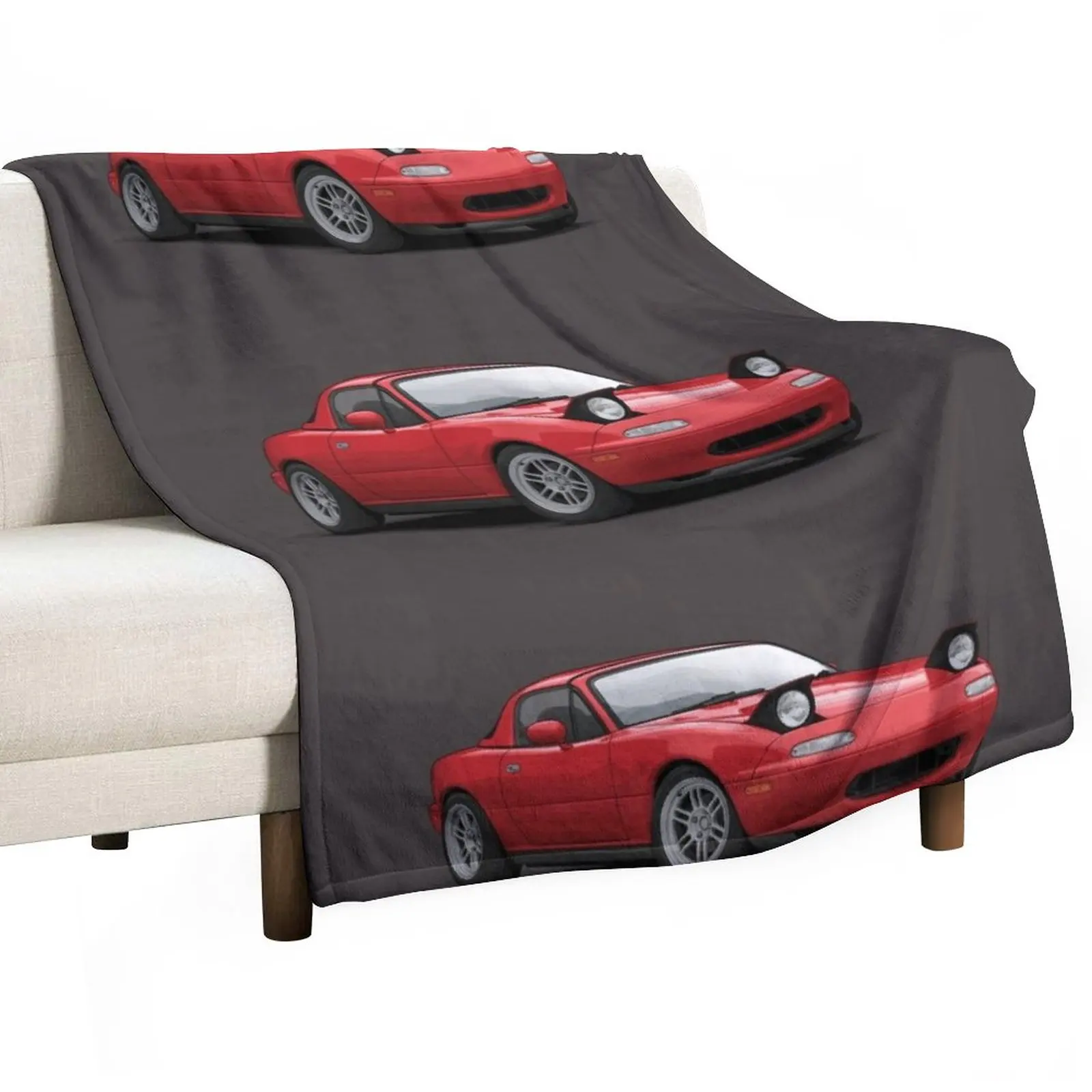 

Mx5 / Miata NA MK1 illustration Throw Blanket Blanket For Decorative Sofa Thin Blankets