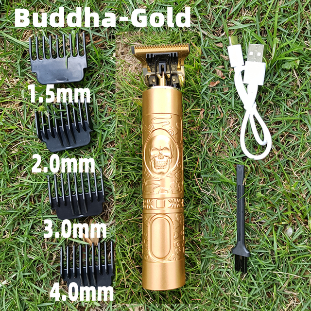 T9 0mm Professional Hair Clipper Beard Trimmer Electric Rechargeable Men Hair Shaver Beard Barber Hair Cut Cutting Machine