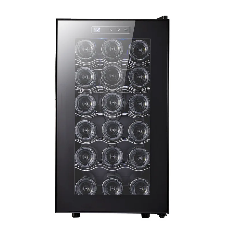 Electric Wine Cooler Cellar Fridge 18 Bottles Outdoor Refrigerator Wine Fridge Hotel Display Showcase