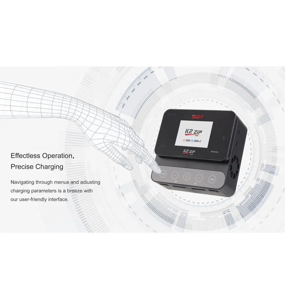 ISDT K4 K2Air K2 K1 Battery Balance Charger Discharger AC 400W DC 600W Smart Charger for Life/Lilon/LiPo/LiHv/Pb/NiMH Battery thumbnail 6