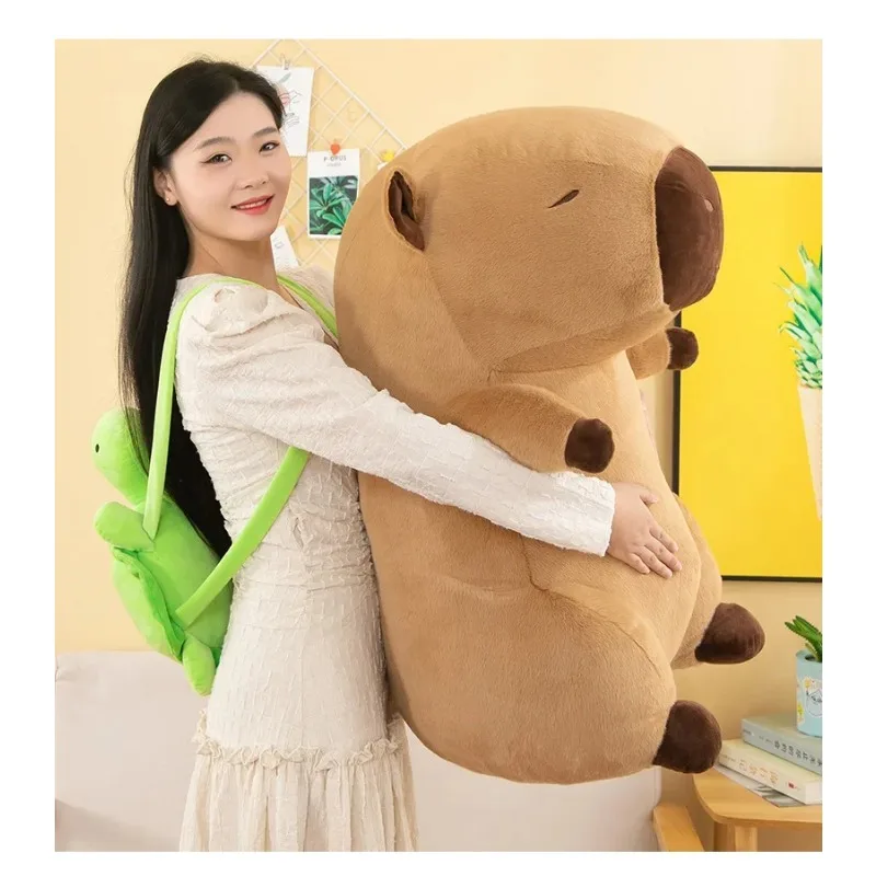 큰 인형 던지기 베개 봉제 장난감, 어린이 날 생일 선물, 부티크 카피발라 액션 피규어, 워터 기니 돼지 인형