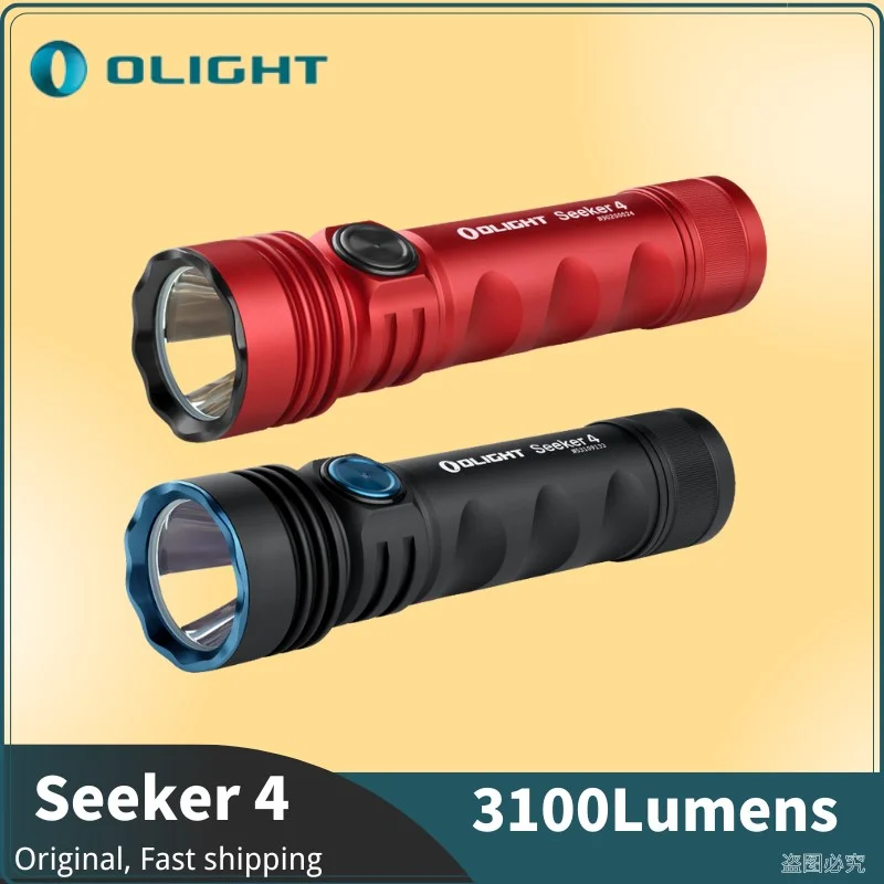 

Olight Seeker 4 USB-C Rechargeable EDC Flashlight With 3100 Lumens