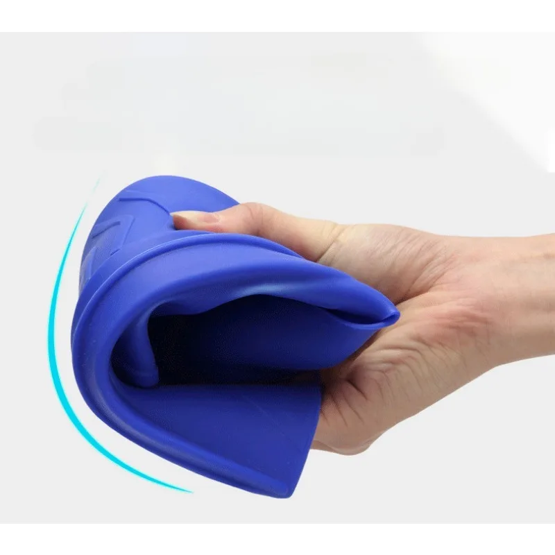 Swimming Fins for Children Adults Unisex Freestyle Silicone Short Fins for Swimming Diving Training Frog Kick Propulsion 5