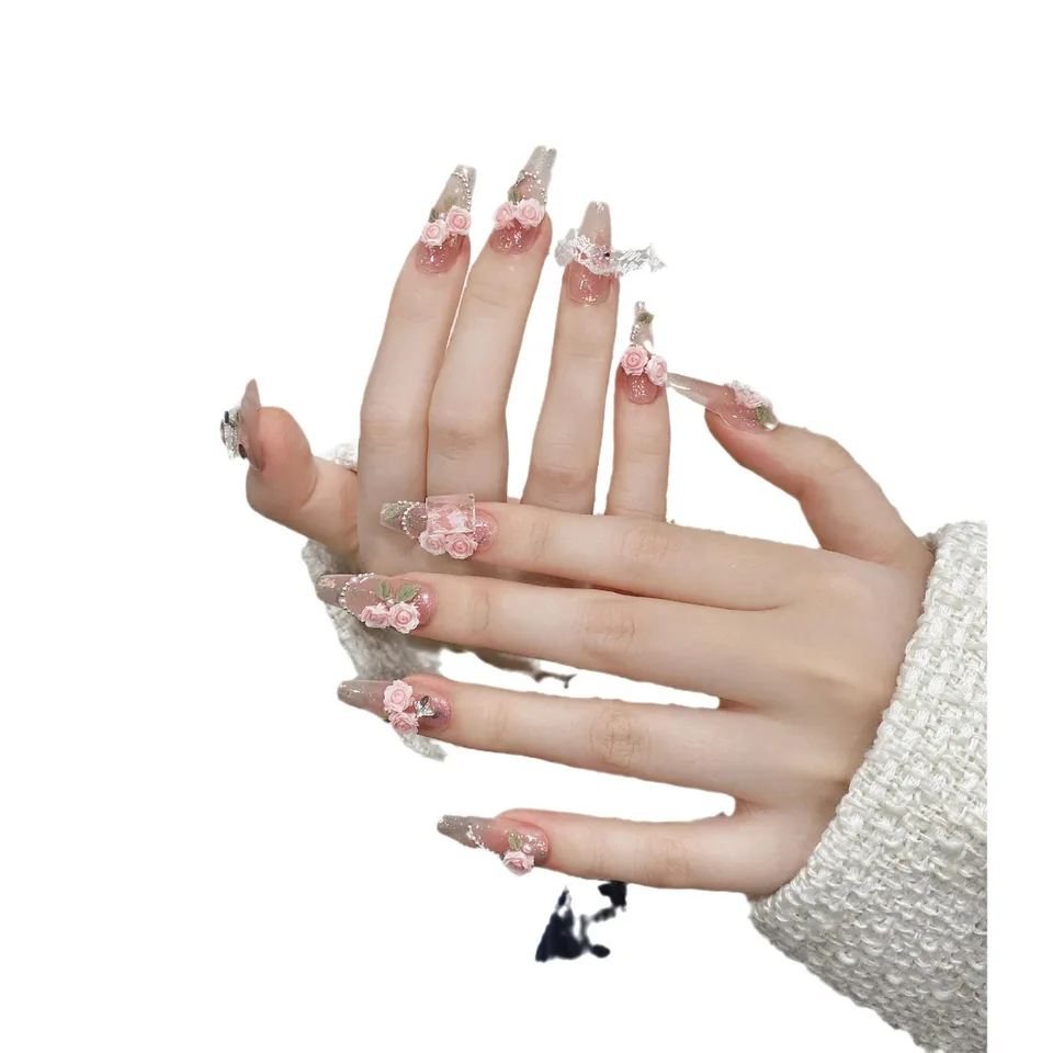 Handmade Butterfly UV Nail Beauty Patch Kit