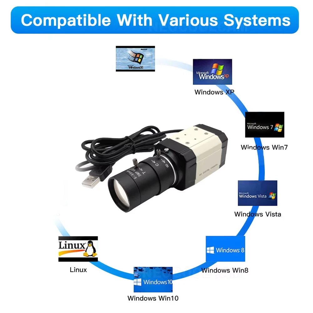 USBカメラ 4K 120fps 1080P　12MP　3倍手動光学ズームレンズ Amazon.co.jp: ELP 120fps USBカメラ 4K USBカメラ 12MPオート