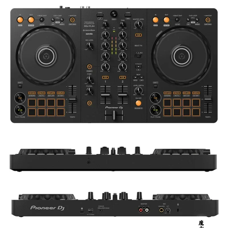 Pioneer/Pioneer DDJ-FLX4 REV1 DJ 컨트롤러, 2 채널 초보자 엔트리 레벨 DJ