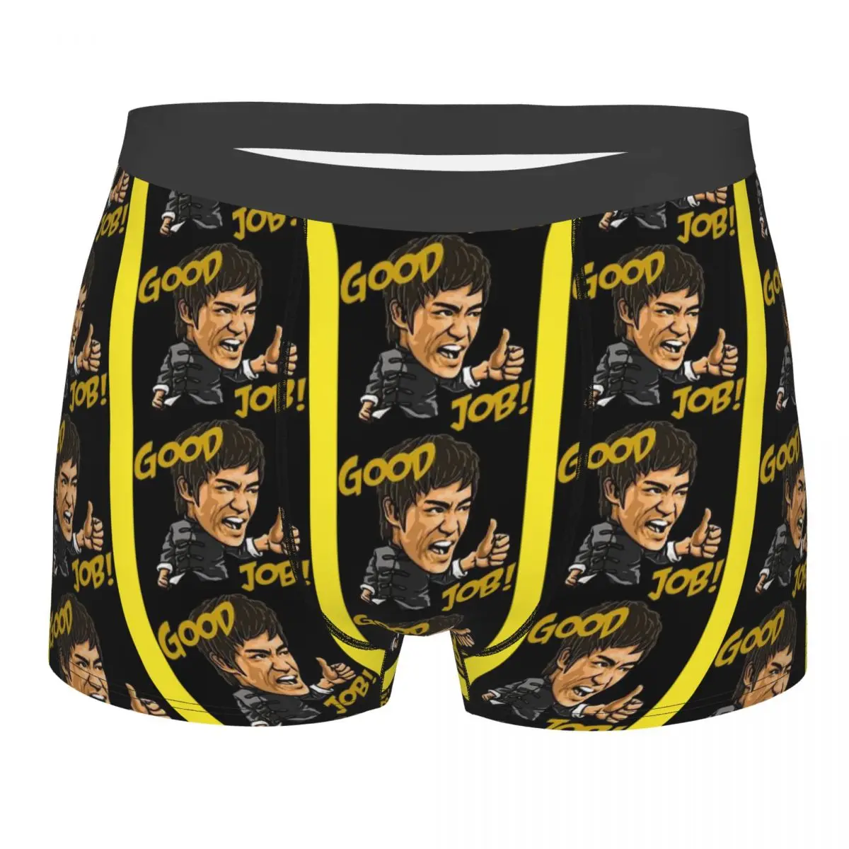 The Dragon Master Bruce Lee Kung Fu Man's Underpants Highly Breathable High Quality Birthday Gifts