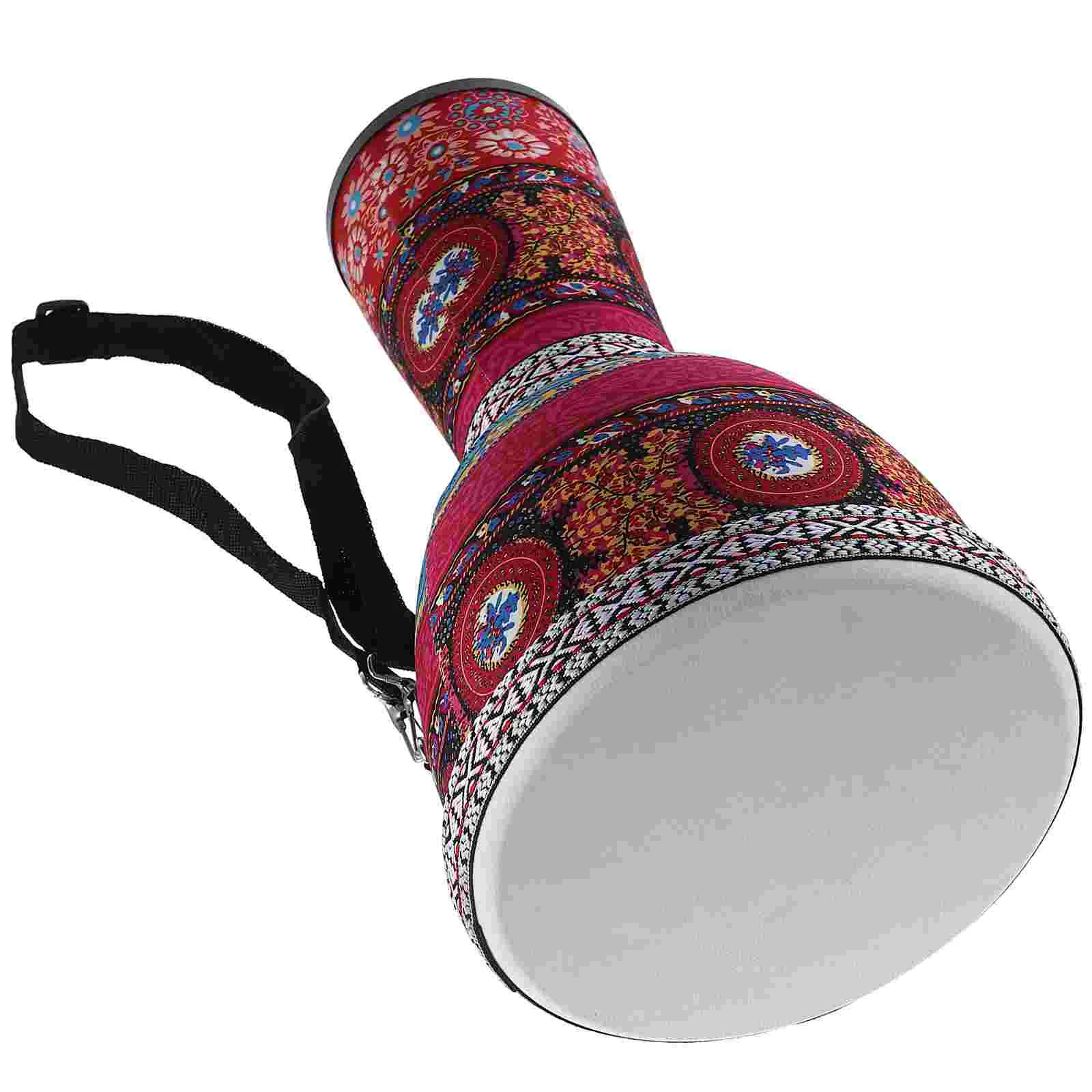 8Pcs African Drum Djembe Kids Toy Hand Drums For Percussion Instrument With Strap Safe Material Large Head Size Musical