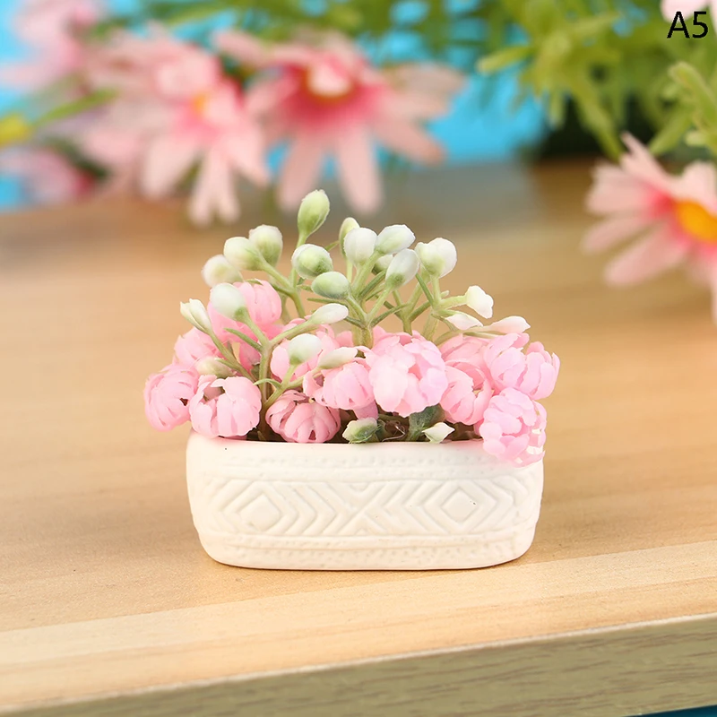 2 :12 Casa De Muñecas Accesorios De Plantas En Macetas De | Cuotas sin interés