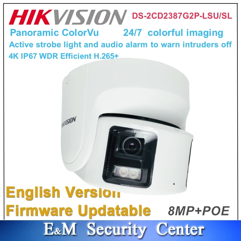 الأصلي Hikvision DS-2CD2387G2P-LSU/SL وDS-2CD3387G...
