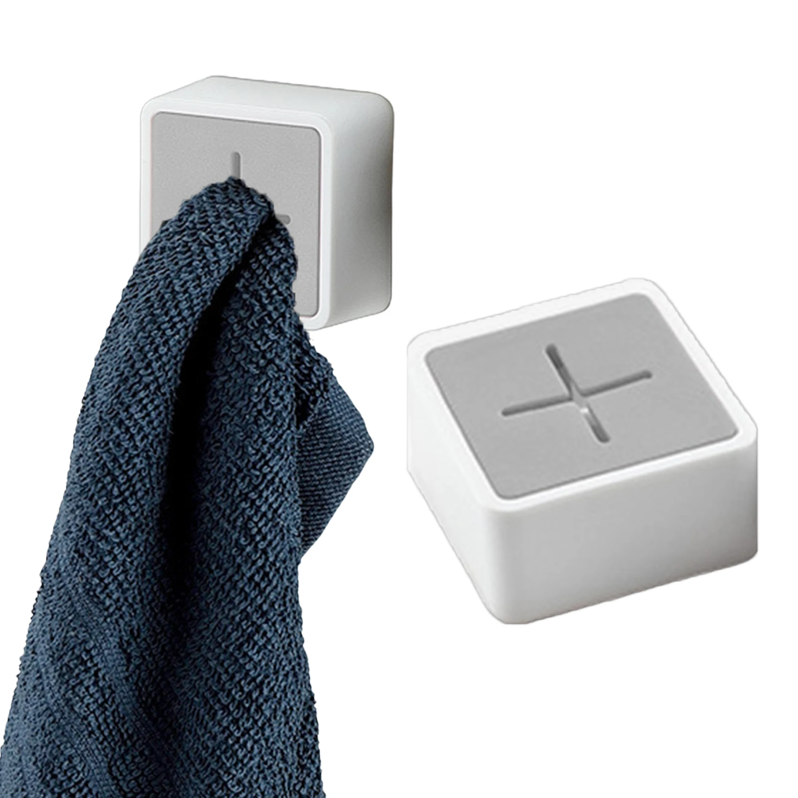 Self Adhesive Hand Towel Holder No Drilling Self Adhesive Push in Towel