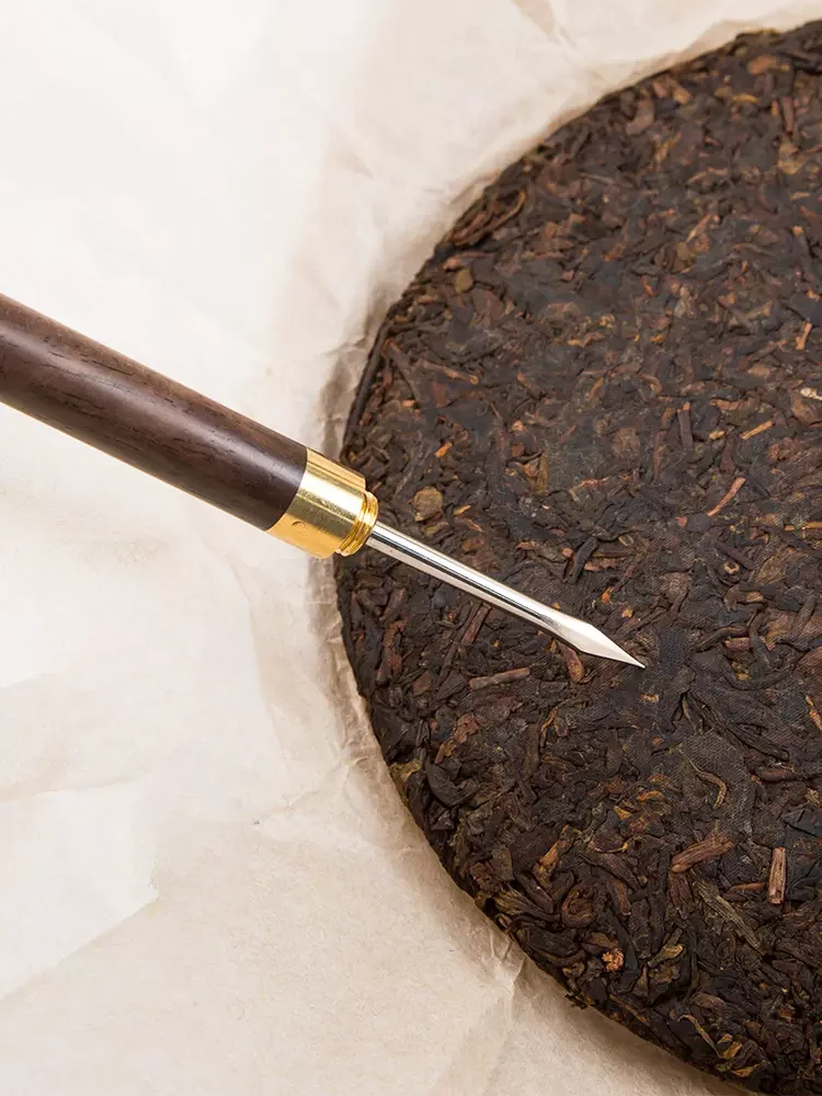 Tea Knife Solid Wood Tea Needle Special Tool Rosewood Ebony Kung Fu Ceremony Utensils Pu Erh Needle Set Accessories
