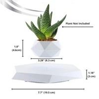 Levitating Air Bonsai Pot Rotation Flower Pot Planters Magnetic Suspension Floating Pot Potted Plant Home Without Plants 1
