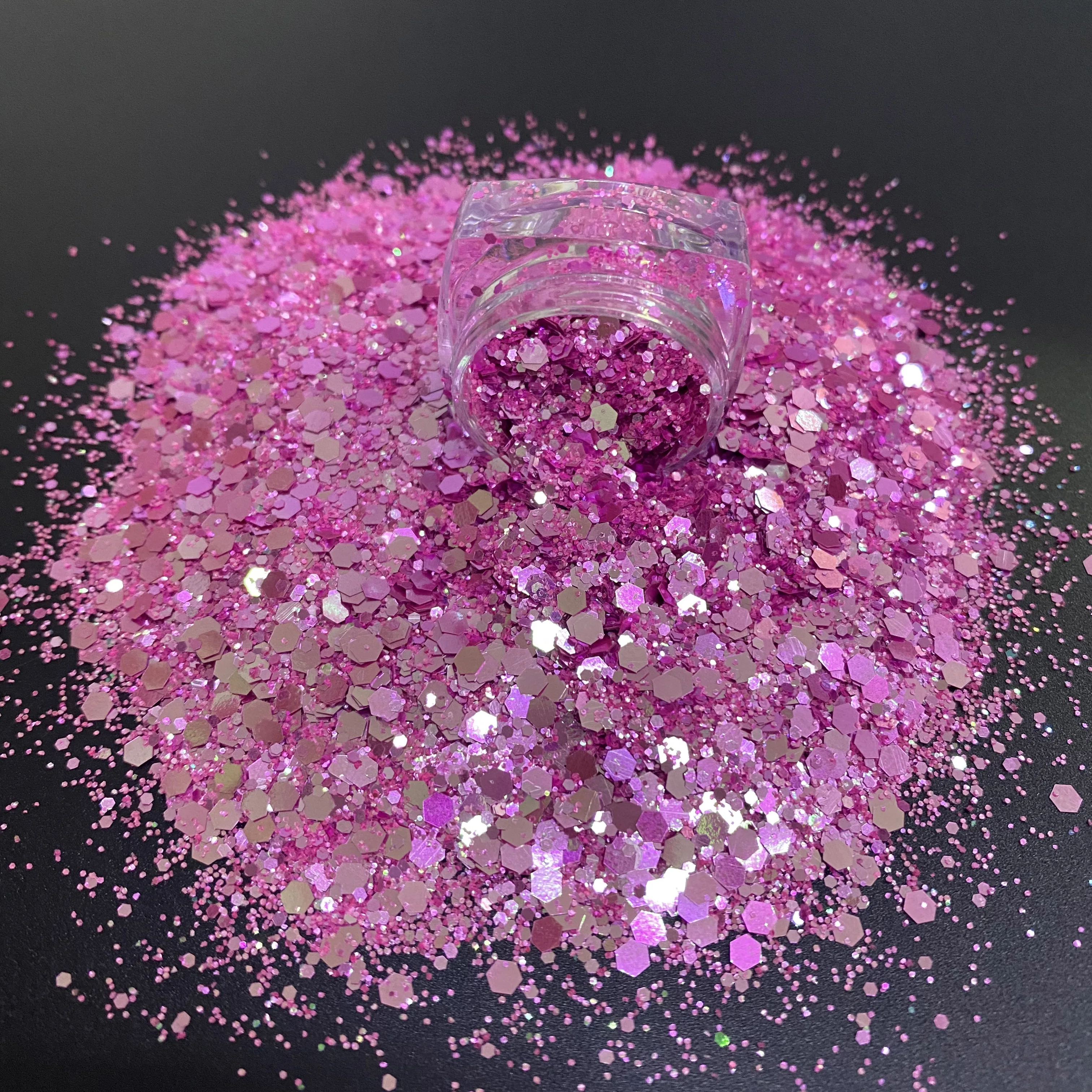 20g/Bag Chunky Holographic Chameleon Body Face Hair Nail Sequins Polyester Resin DIY Craft Glitter Flakes
