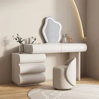 Armoire De rangement De chambre De luxe coiffeuse Recamera maquillage coiffeuse confortable blanc Tocadores De Maquillaje meubles 3