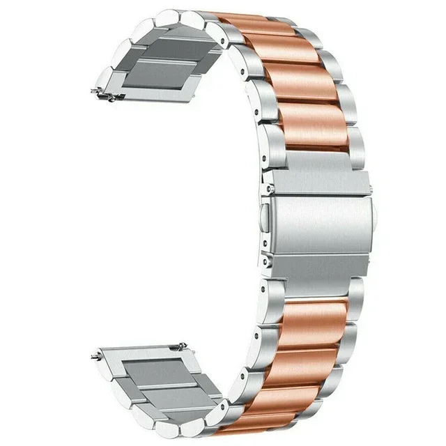 Stainless Steel Metal Watchband Bracelet, 22mm