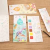 20 Sheets Portable Children Watercolor Painting Book Paint With Water Kids Gouache Graffiti Picture Coloring Drawing Toys Gifts 3