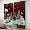 Christmas Window Curtains Decor For Home Bedroom Kitchen Living Room Christmas Ornament Xmas Gifts Navidad Natal New Year 2024 1