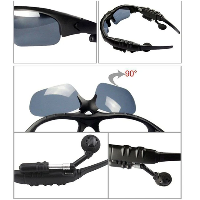 Lunettes de randonnée Bluetooth lunettes intelligentes écoute stéréo casque sans fil Protection UV lentilles polarisées lunettes de soleil écouteurs 4 Lunettes de randonnée Bluetooth lunettes intelligentes écoute stéréo casque sans fil Protection UV lentilles polarisées lunettes de soleil écouteurs 4