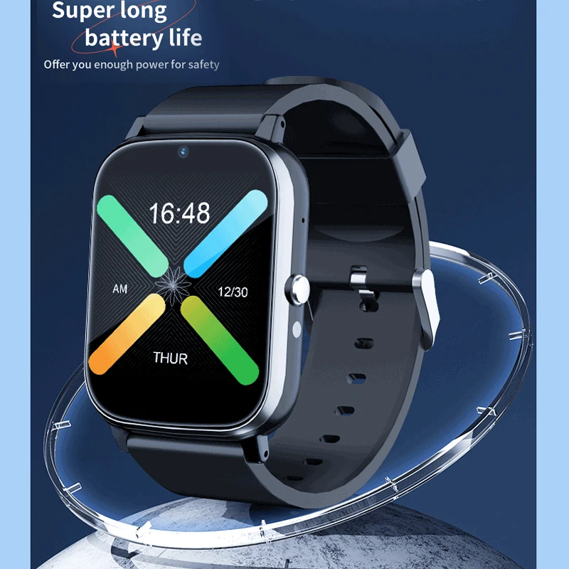 IPX6   Ʈ ġ ȭ 1.69 ġ IPS HD ȭ GPS  LBS ġ SOS ȭ    4G Smartwatch