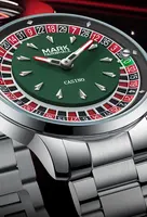 Mark Fairwhale Original Watch For Men Luxury Stainless Steel Clock Fashion Casual Fun Roulette Design Quartz Wristwatch 2025 New 3