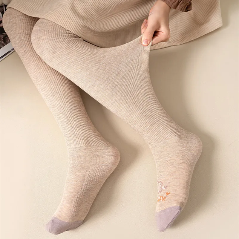 Lawadka Kids Girl's Cotton Tights 2-8Years Children's Leggings Spring Autumn Cartoon Casual Pantyhose Girls Skinny Pants kids pantyhose ballet tights toddler tights kids leggings