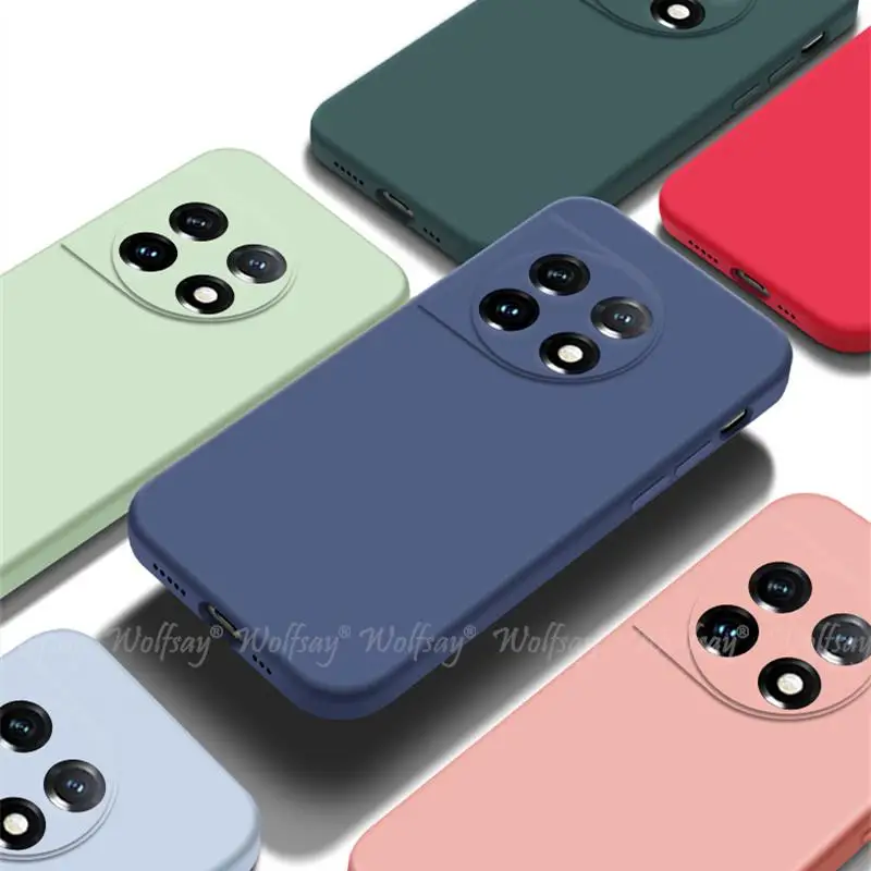 Per Oneplus 11 Custodia Protettiva In Gomma Siliconica Liquida Custodia Per Telefono Per Oneplus 11 Cover Per Oneplus 11 10R 10T 10 Pro Nord 2 Case