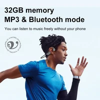 Bluetooth 5.4 Bone Conduction Earphones IPX8 Waterproof MP3 Player Hifi Ear-hook Wireless Headphone With Mic Headset For Swimmin 2